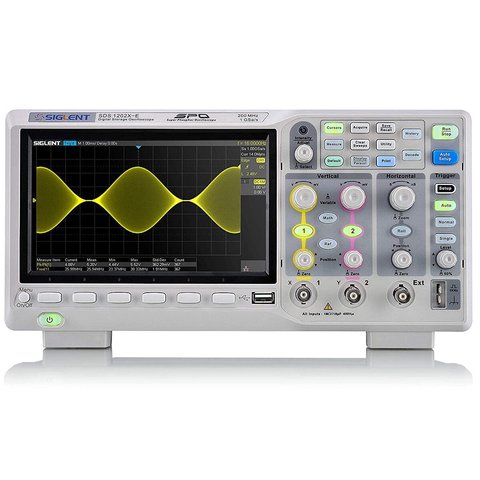 Фосфорний цифровий осцилограф SIGLENT SDS1202X-E Прев'ю 3
