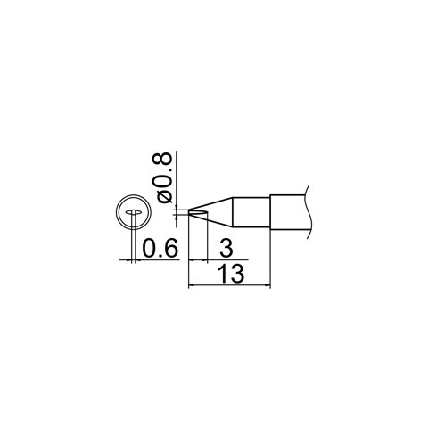 Паяльное жало HAKKO T12-DL08 Превью 4