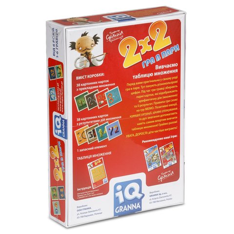 Настольная игра Granna IQ 2х2 Игра в пары Превью 1