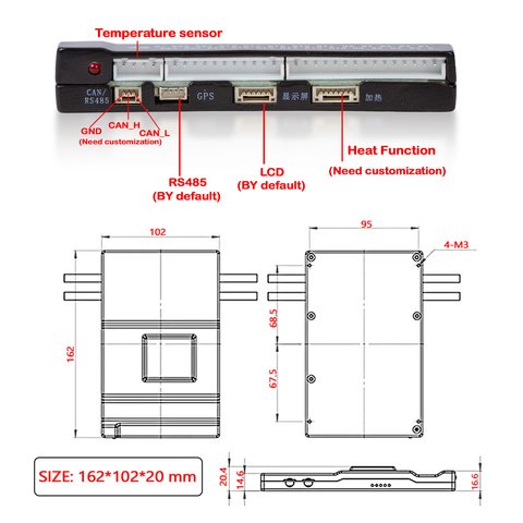 BMS-контролер JIKONG JK-B1A24S15P, 150 А, для LiFePO4/Li-ion/LTO акумуляторів Прев'ю 4