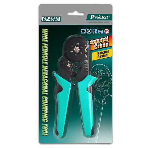Кримпер для втулочных наконечников Pro'sKit CP-463G Превью 3