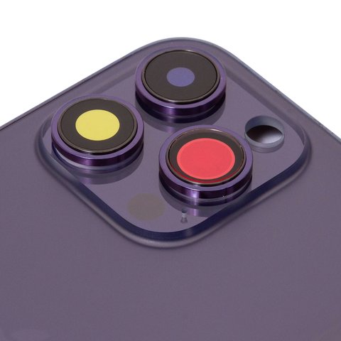 Корпус для iPhone 14 Pro Max, фіолетовий, з тримачем SIM-карти, з боковими кнопками, Original (PRC), EU Version, deep purple Прев'ю 1