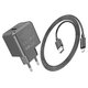 Сетевое зарядное устройство Hoco CS11A, черный, с micro-USB кабелем тип-В, 1 порт, #6942007603584 Превью 1