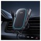 Car Holder Baseus Milky Way Pro, (black, for deflector, automatic clamping, with wireless charger, with USB cable Type-C, 15 W) #C40357000111-00 Preview 1