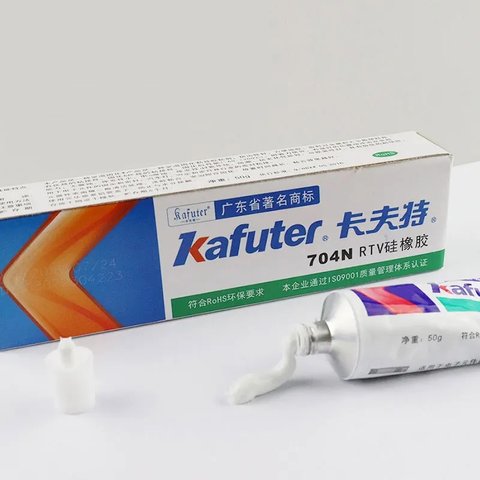Sealant Glue Kafuter K-704N, (50 g, white, thick) Preview 1