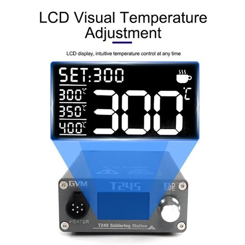 Soldering Station GVM T245, (digital, 130W) Preview 5