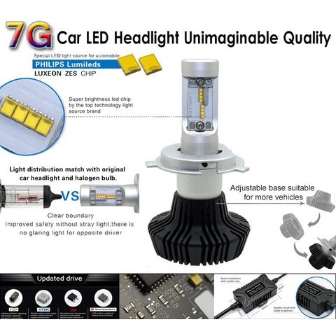 Car LED Headlamp Kit UP-7HL-PSX26W-4000Lm (PSX26, 4000 lm, cold white) Preview 2