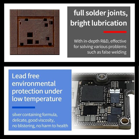 BGA Paste Aixun AX-SP183M, (Sn 63%, Pb 37%, 183 °C, 50 g) Preview 3