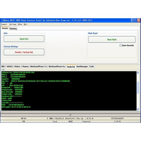 Cable ATF/Cyclone/JAF/MXBOX HTI/UFS/Universal Box F-Bus/USB para Nokia 108 Vista previa  8