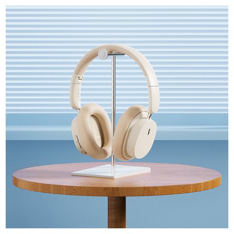 Auriculares Baseus Bowie D05, blanco, beige, inalámbrica, bluetooth 5.3, #NGTD020202 Vista previa  2