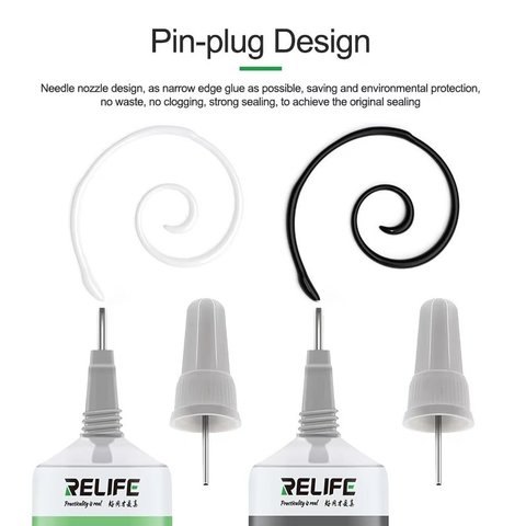 Adhesivos sellador RELIFE T7000, para pegar pantallas táctiles, LCD, 15 ml, negro Vista previa  3