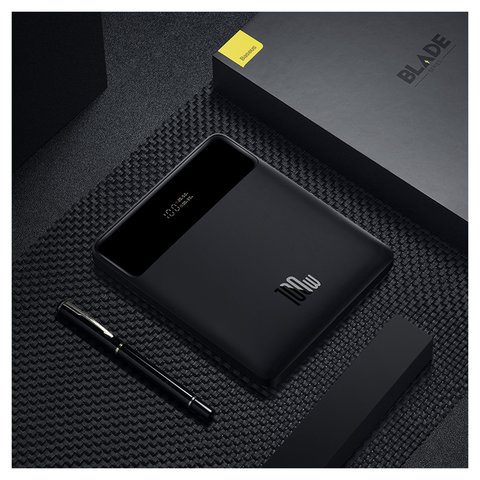 Power bank Baseus Blade, 20000 мАч, 100 Вт, черный, Quick Charge, #PPDGL-01 Превью 3