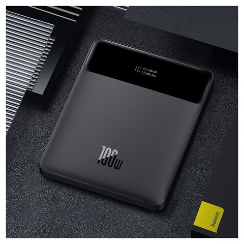 Power bank Baseus Blade, 20000 мАг, 100 Вт, чорний, Power Delivery (PD), #PPBL000201 Прев'ю 3