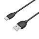 USB кабель Borofone BX19, USB тип-C, USB тип-A, 100 см, 3 A, черный, #6931474701794 Превью 2