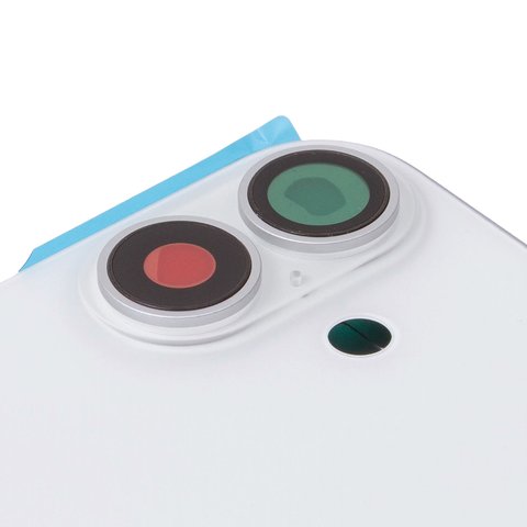 Корпус для iPhone 16 Plus, белый, с держателем SIM-карты, с боковыми кнопками, Original (PRC), EU version Превью 1