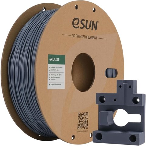 Филамент для 3D-принтера eSUN PLA-ST Grey, 1 кг Превью 4