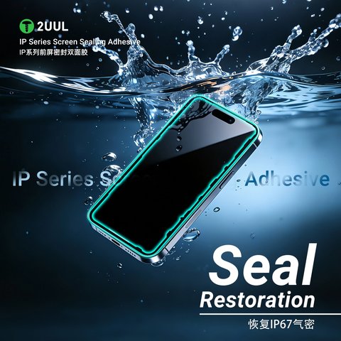 Стікер дисплея 2UUL SA12M для Apple iPhone 12 mini, 5 шт., adhesive Прев'ю 4