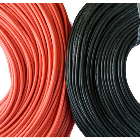 Провод в силиконовой изоляции 14AWG, 2,08 мм², 1 м, черный Превью 1