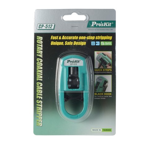 Інструмент для зачищення кабелю Pro'sKit CP-512 Прев'ю 2